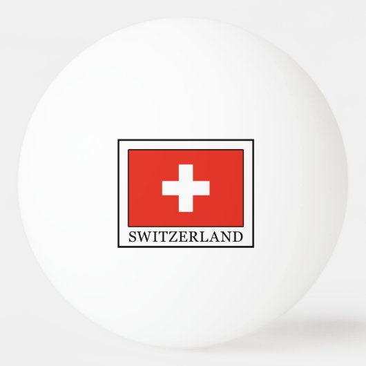 Die Schweiz Tischtennisball (Vorderseite)