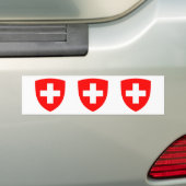 Die Schweiz-Wappen Autoaufkleber (Auf Auto)