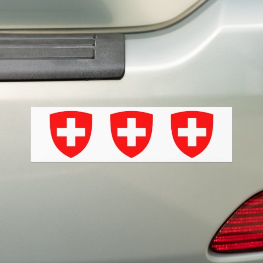 Die Schweiz-Wappen Autoaufkleber (Auf Auto)