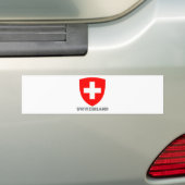 Die Schweiz-Wappen Autoaufkleber (Auf Auto)