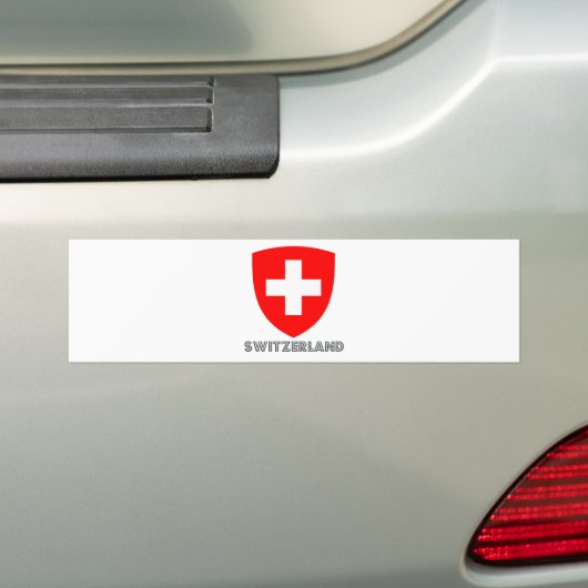 Die Schweiz-Wappen Autoaufkleber (Auf Auto)