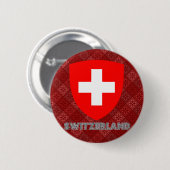 Die Schweiz-Wappen Button (Vorne & Hinten)