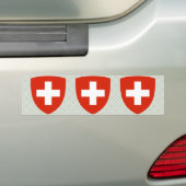 Die Schweiz-Wappen Detail Autoaufkleber (Auf Auto)