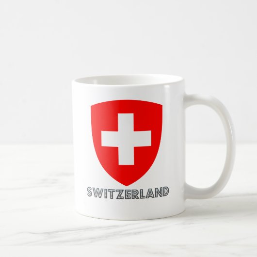 Die Schweiz-Wappen Kaffeetasse (Rechts)