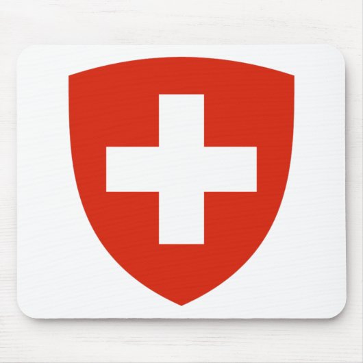 Die Schweiz-Wappen Mousepad (Vorne)