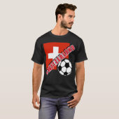 Die SCHWEIZ-WeltFußballfan-T-Shirts T-Shirt (Vorne ganz)
