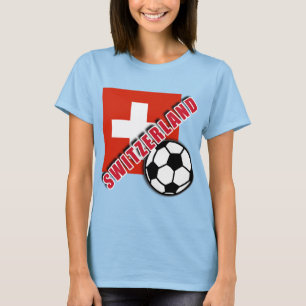 Die SCHWEIZ-WeltFußballfan-T-Shirts T-Shirt