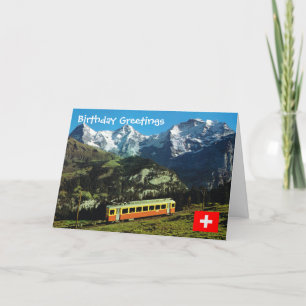 Die Schweiz, Zug zu Jungfraujoch Karte