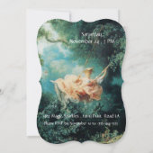 DIE SCHWEIZENPARTEI, 16 GEBURTSTAGE EINLADUNG (Rückseite)