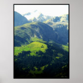 Die Schweizer Alpen Poster (Vorne)