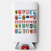 Die Schweizer Kantonsmütze für das Arms Pack Selters Dosenkühler (Vorderseite)