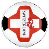 Die Schweizer Nationalflagge SOCCER BALL (Gedreht)