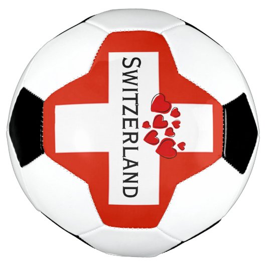 Die Schweizer Nationalflagge SOCCER BALL (Gedreht)