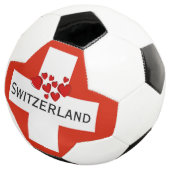 Die Schweizer Nationalflagge SOCCER BALL (Dreiviertel)