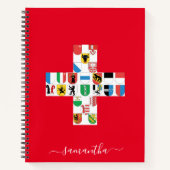 Die Schweizer Wappen Notizblock (Vorderseite)