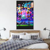 Die Schwerkraft der Levity - Ken Gage Art Leinwanddruck (Insitu (Schlafzimmer))