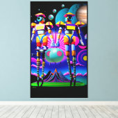 Die Schwerkraft der Levity - Ken Gage Art Leinwanddruck (Insitu (Holzboden))