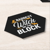 Die schwerste Hexe auf dem Block Untersetzer (angewinkelt)