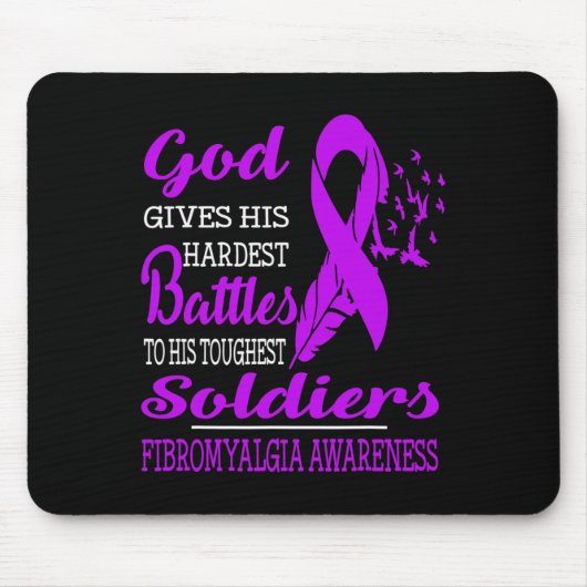Die schwersten Soldaten - Fibromyalgie Mousepad (Vorne)