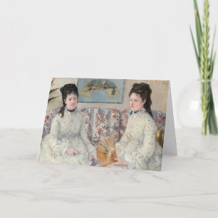 Die Schwester Berthe Morisot Karte