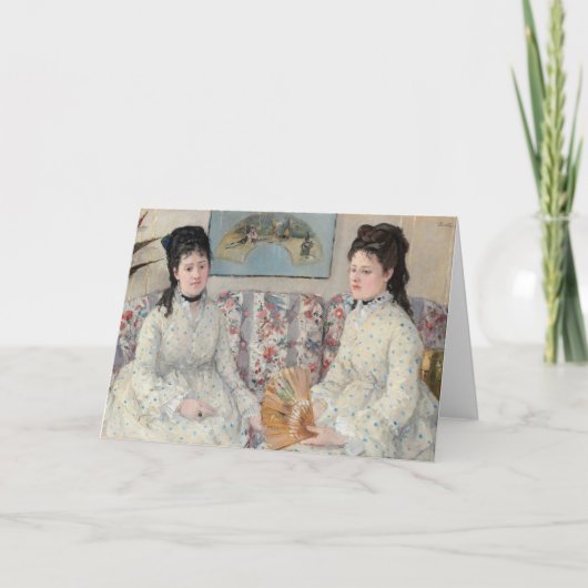 Die Schwester | Berthe Morisot Karte (Vorderseite)