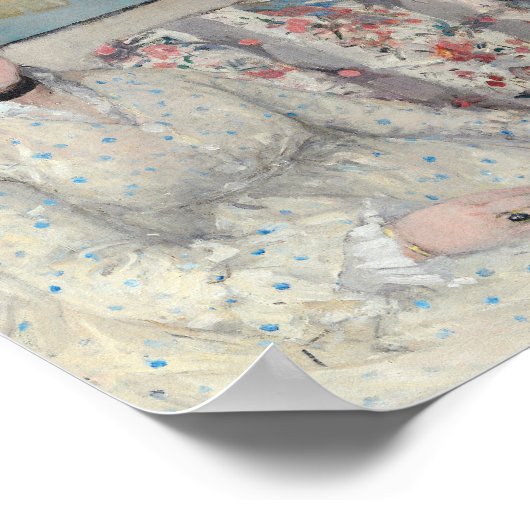 Die Schwester | Berthe Morisot Poster (Ecke)