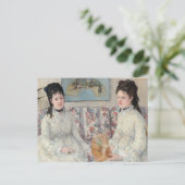 Die Schwester | Berthe Morisot Postkarte (Stehend Vorderseite)