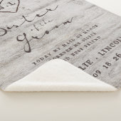 Die Schwester des Groom Heartfelt Zitat über das A Sherpadecke (3/4)