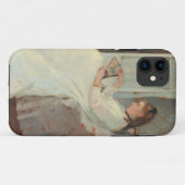 Die Schwester des Künstlers an einem Fenster, 1869 Case-Mate iPhone Hülle (Rückseite (Horizontal))