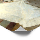 Die Schwester des Künstlers an einem Fenster | Ber Poster (Ecke)