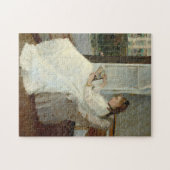 Die Schwester des Künstlers an einem Fenster | Ber Puzzle (Horizontal)