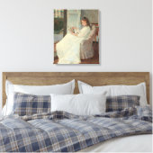 Die Schwester des Künstlers in einem Fenster, 1869 Leinwanddruck (Insitu (Schlafzimmer))