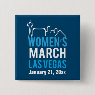Die Schwester-März Las Vegas Januar der Frauen Button