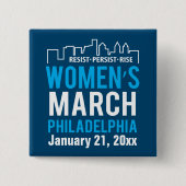 Die Schwester-März Philadelphia Januar der Frauen Button (Vorderseite)