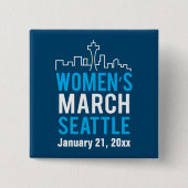Die Schwester-März Seattle Januar der Frauen Button (Vorderseite)