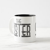 "DIE"-Schwester Zweifarbige Tasse (Vorderseite Links)