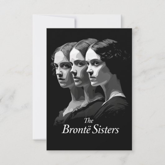 Die Schwestern Brontë Dankeskarte (Vorderseite)