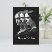 Die Schwestern Brontë Dankeskarte (Stehend Vorderseite)