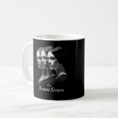 Die Schwestern Brontë Kaffeetasse (Vorderseite Links)