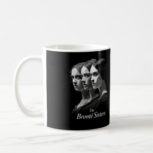 Die Schwestern Brontë Kaffeetasse (Links)