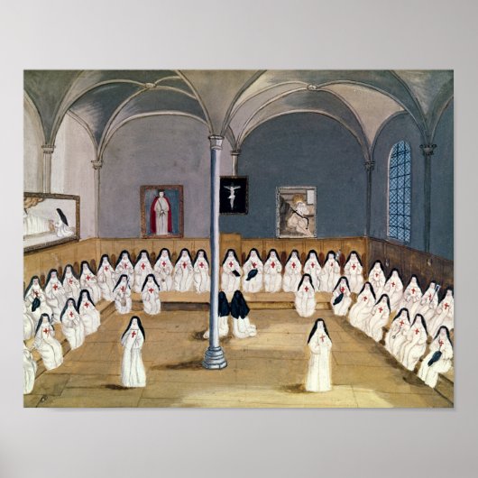 Die Schwestern der Abtei Poster (Vorne)