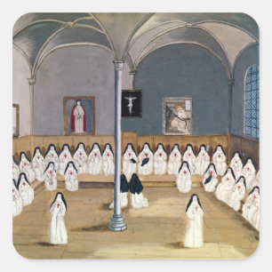 Die Schwestern der Abtei Quadratischer Aufkleber