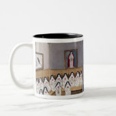 Die Schwestern der Abtei Zweifarbige Tasse (Links)