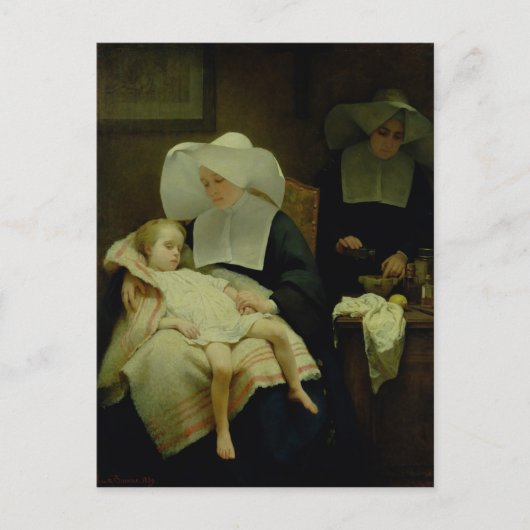 Die Schwestern der Gnade, 1859 Postkarte (Vorderseite)