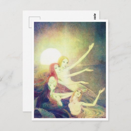 Die Schwestern der kleinen Meerjungfrau von Doroth Postkarte (Vorne/Hinten)