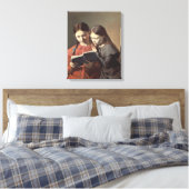Die Schwestern des Künstlers Signe und Henriette Leinwanddruck (Insitu (Schlafzimmer))