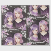 Die Schwestern Lavendel & Sakura Geschenkpapier (Flach)