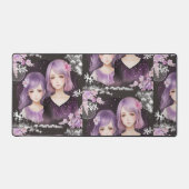 Die Schwestern Lavendel & Sakura Schreibtischunterlage (Vorderseite)