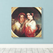 Die Schwestern Leinwanddruck (Insitu (Holzboden))