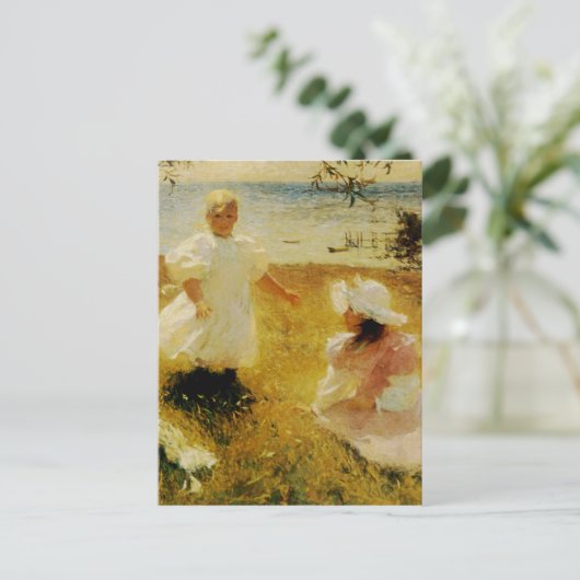 Die Schwestern Postkarte (Stehend Vorderseite)